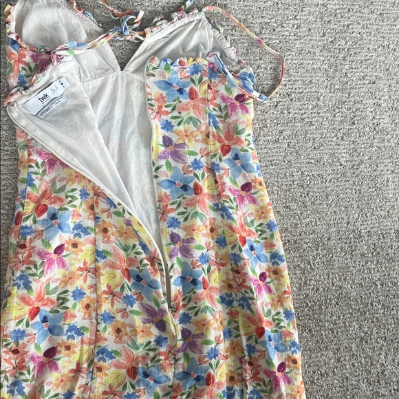 twik floral Multicolor Spaghetti Strap Dress - Picture 12 of 16